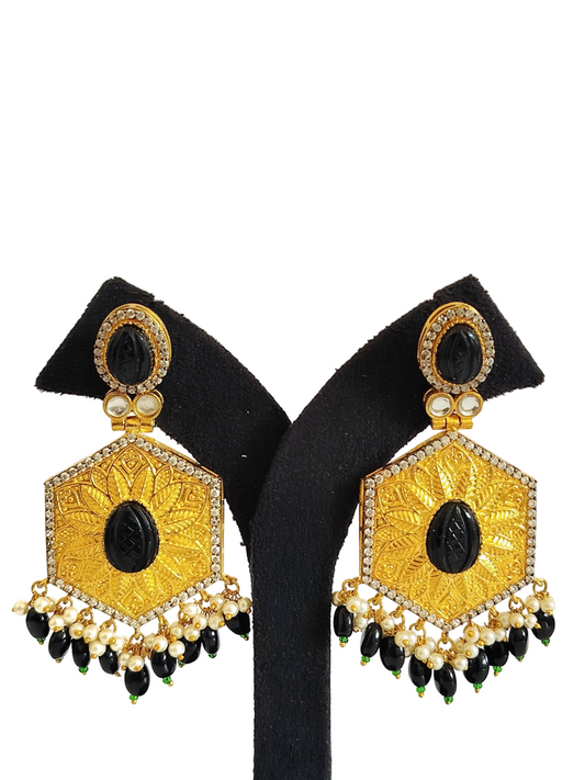 Antique Gold Plated Designer Earring(PE005-1)
