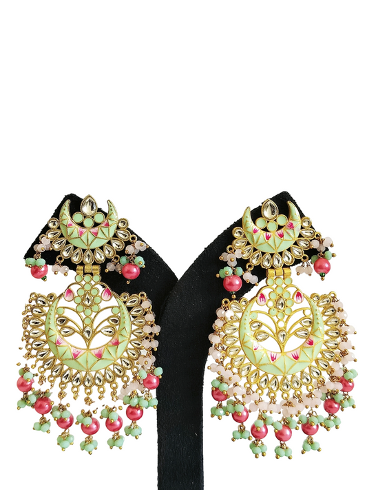 Designer Minakari Earrings (PE026)