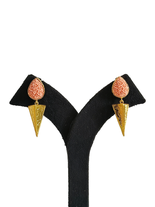 Carved Stone Designer Tops (PE063)