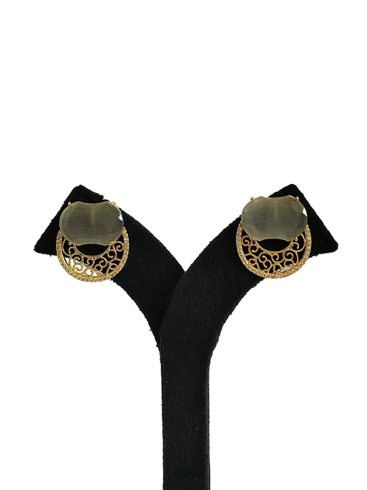 Stone Light Ear Tops (PE104)