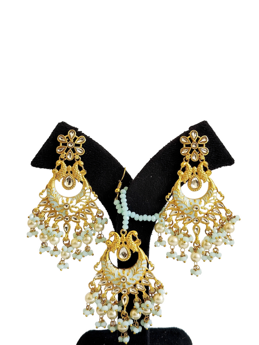 Light Weight Traditional Maang Tikka Set (PM003)