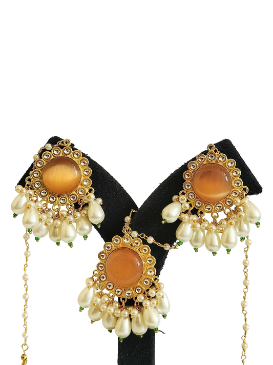 Stone Maang Tikka Set (PM006)