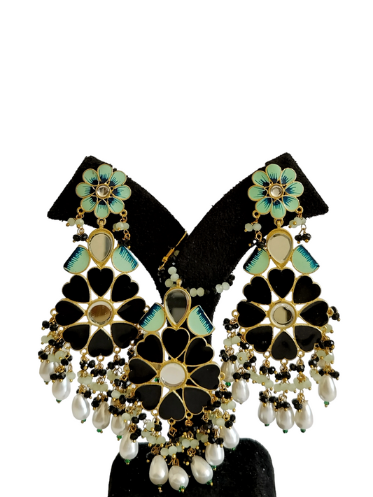 Meenakari 3pc Maang Tikka Set (PM012)