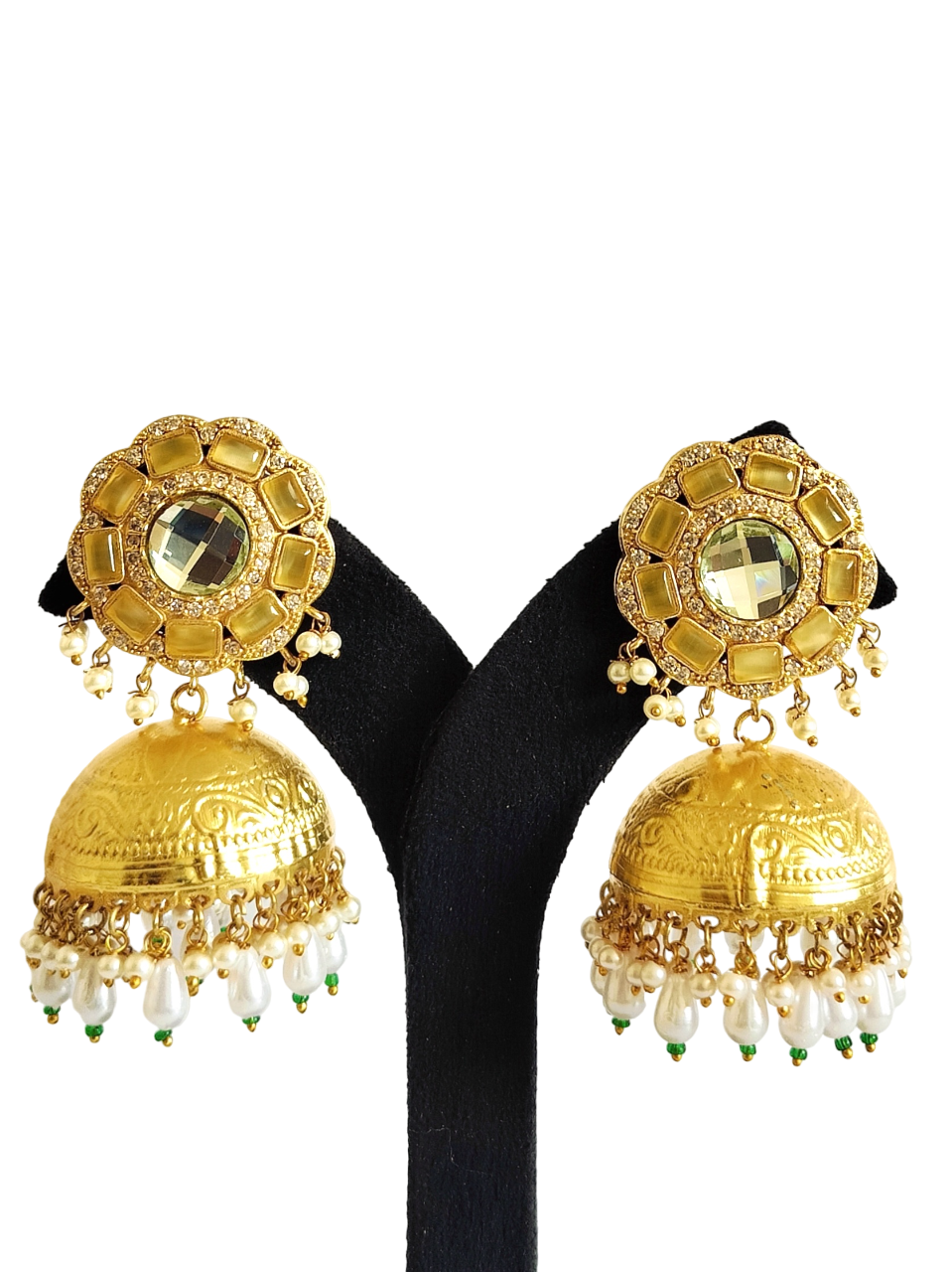 Stone Jhumka Earring (PE001-1)