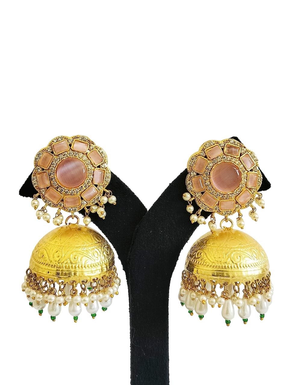 Stone Jhumka Earring (PE001-1)