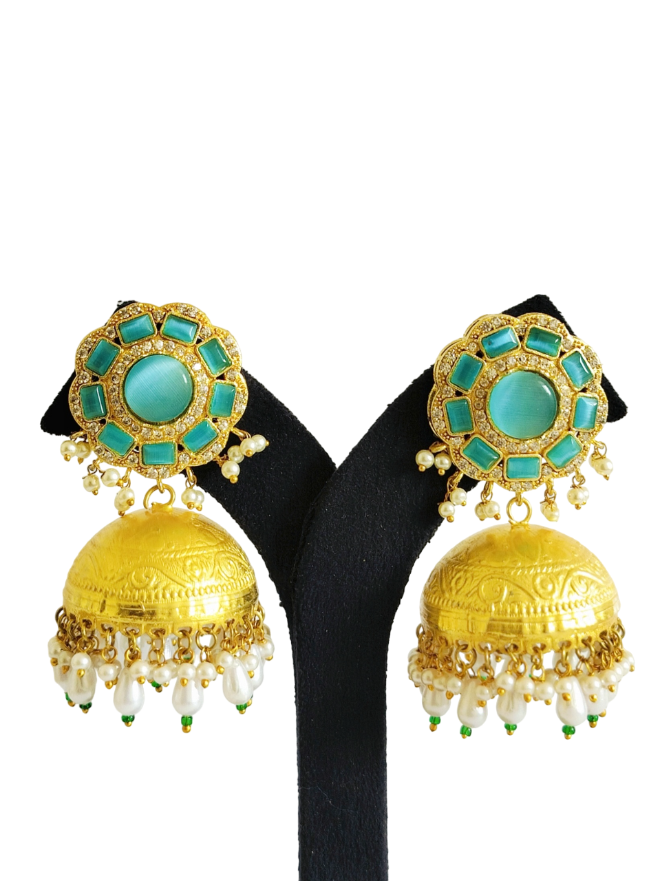 Stone Jhumka Earring (PE001-1)