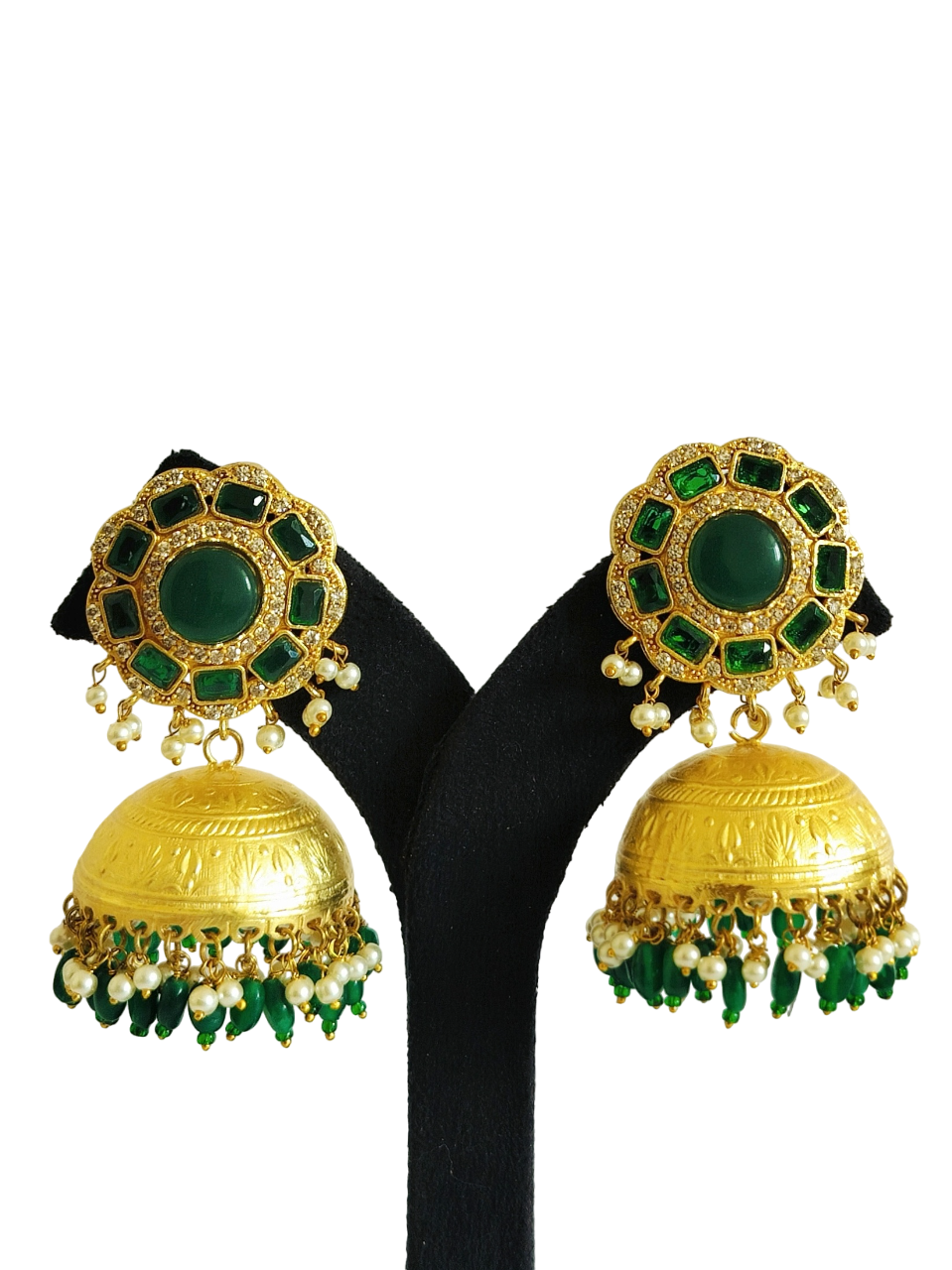 Stone Jhumka Earring (PE001-1)