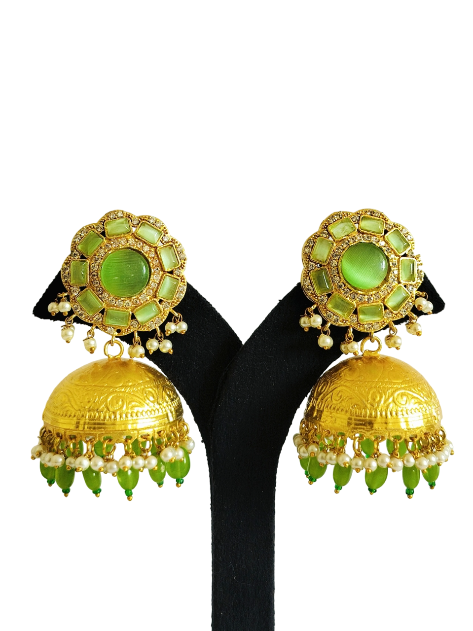 Stone Jhumka Earring (PE001-1)