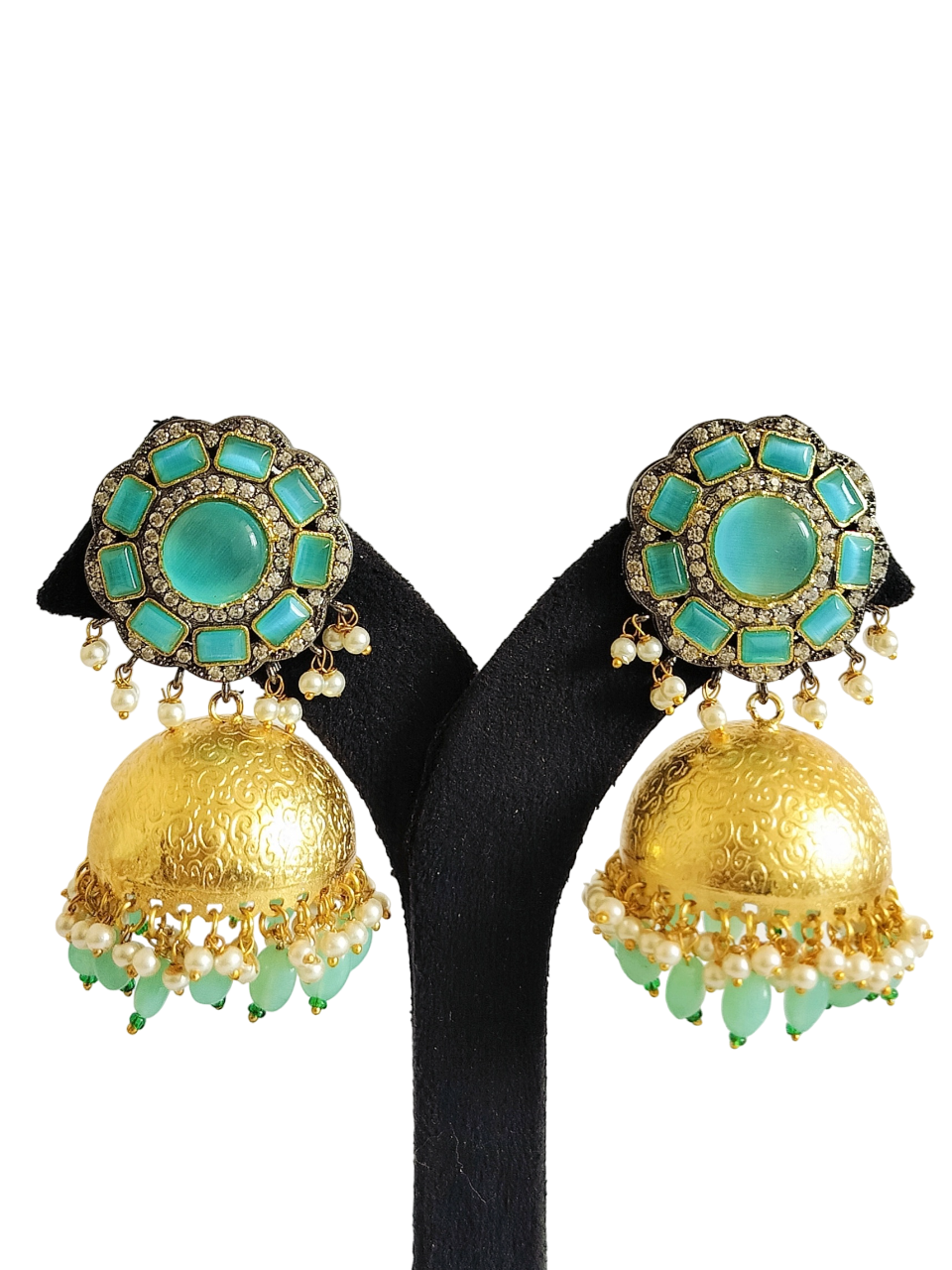 Jhumka  Stone Earrings (PE001)