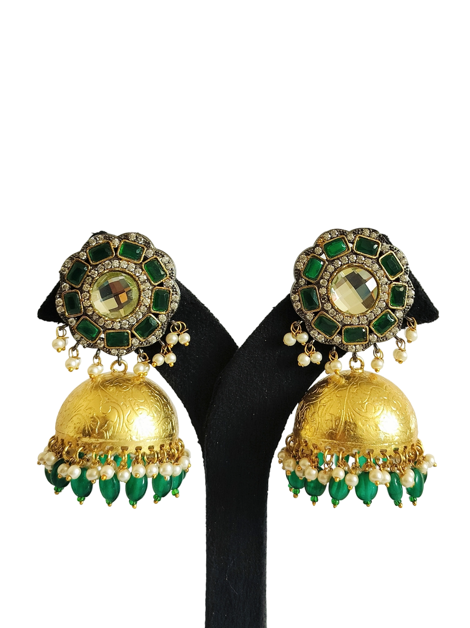 Jhumka  Stone Earrings (PE001)