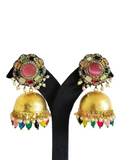 Jhumka  Stone Earrings (PE001)