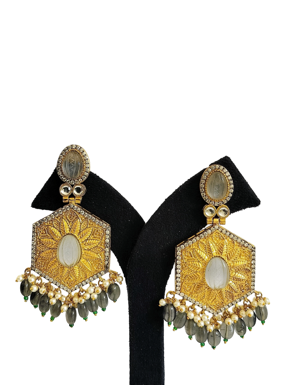 Antique Gold Plated  Designer Earring(PE005-1)