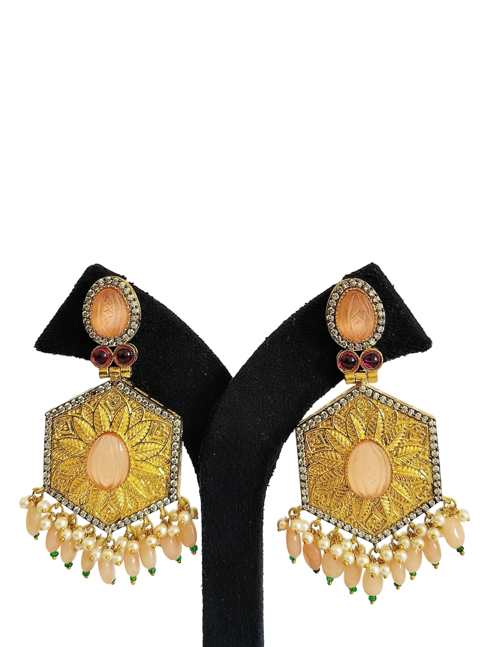 Antique Gold Plated  Designer Earring(PE005-1)