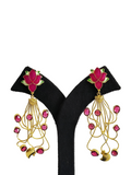 Meenakari Stone Earrings (PE012)