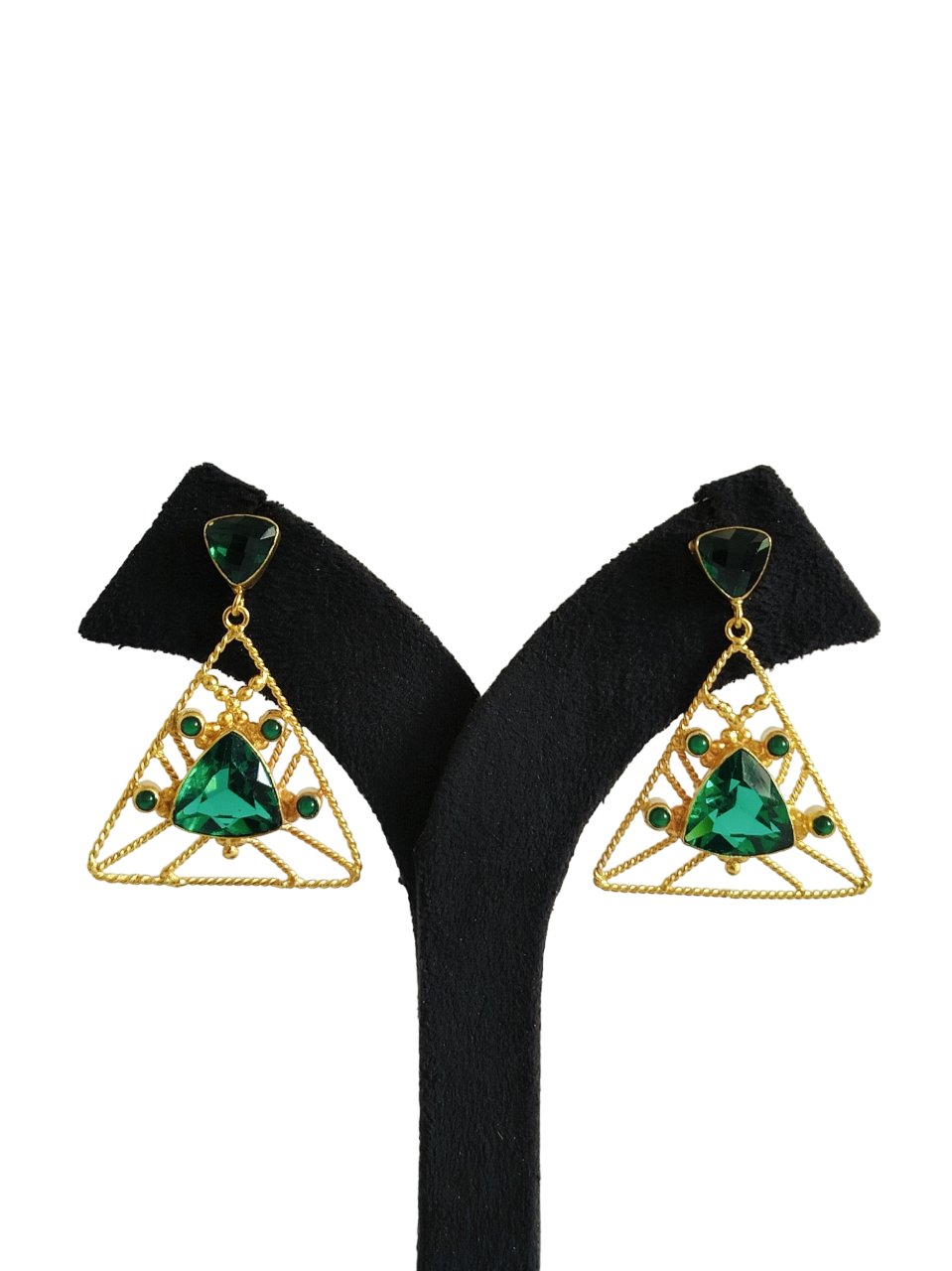 Light Weight Designer Stone Earring (PE036)