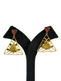 Light Weight Designer Stone Earring (PE036)