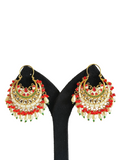 Chand Bali Minakari Stone Earrings (PE042)