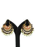 Chand Bali Minakari Stone Earrings (PE042)