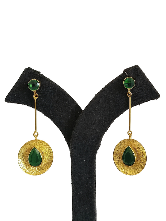 Gold Plated Light Wt. Earring (PE073)