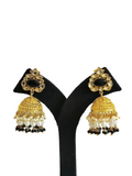 Stone Jhumka Earring (PE077)