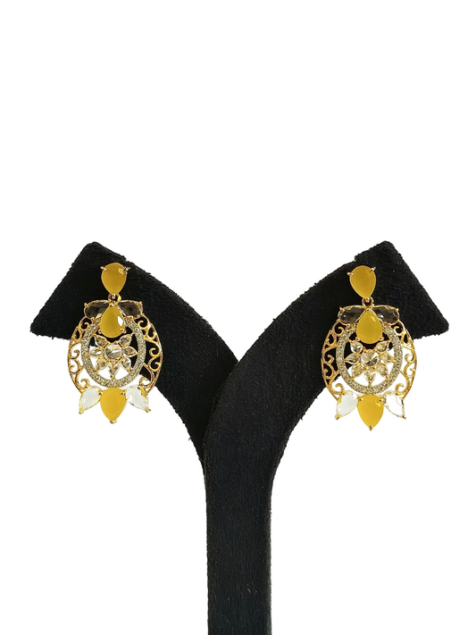 Light Weight Stone Earring (PE094)