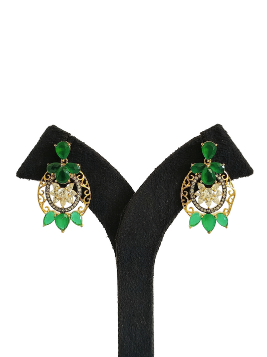 Light Weight Stone Earring (PE094)