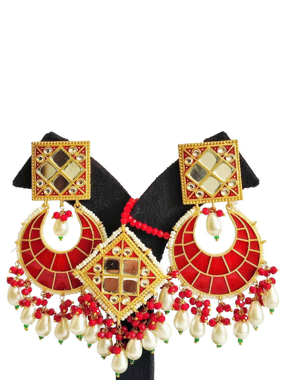 Traditional Aaina Maang Tikka Set (PM011)